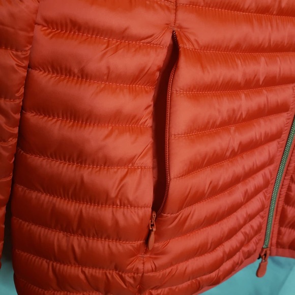 SAVE THE DUCK woman's red light weight packable puffer jacket - Picture 4 of 12